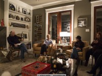 meeting with artists /  project sculptures houston heights boulevard