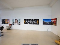 painting: fred tieken, emilio martinez, juan martinez parente (sculptures), brad moody (left to right) / photos: norbert guthier