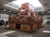 the replica of the rosalila temple at the museum / copán