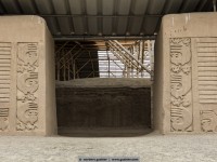 at the bottom: squirrels / above: water / at the top: sky